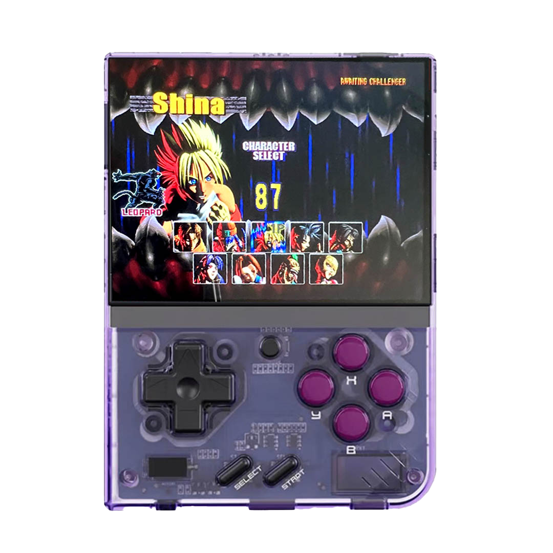 Retro Gaming Miyoo Mini Plus + Gaming - Transparent Purple – Miyoo 